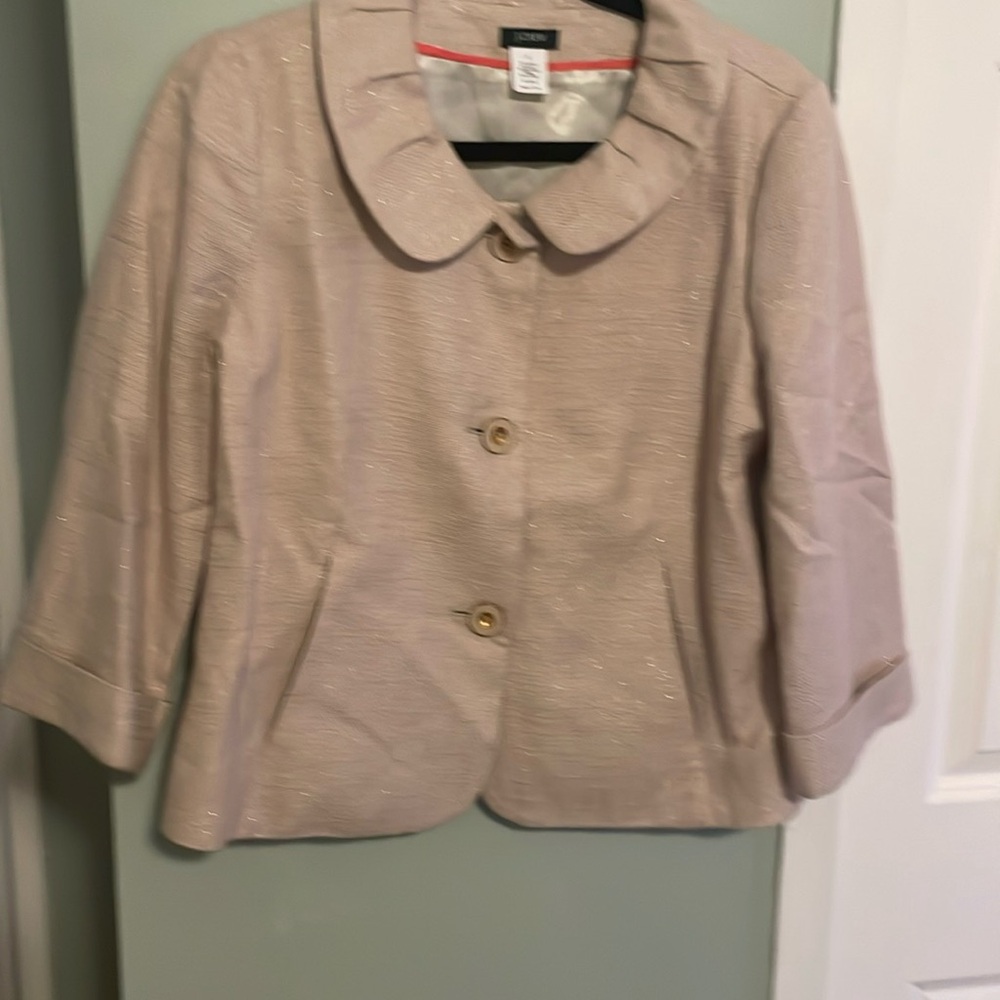 EUC J Crew  3/4 Sleeve Blazer  Size 8